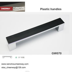 China plastic series handle chrome finished 128mm or 96mm supplier