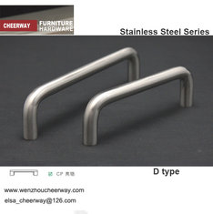 China Stainless steel D-type handles BSN finished,SS201 solid supplier