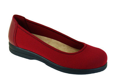 China Nappa Leather Slip-on Wide Toe Box Womens Arthritis Sandal Comfort Shoes Diabetic Sandal 9611068 supplier