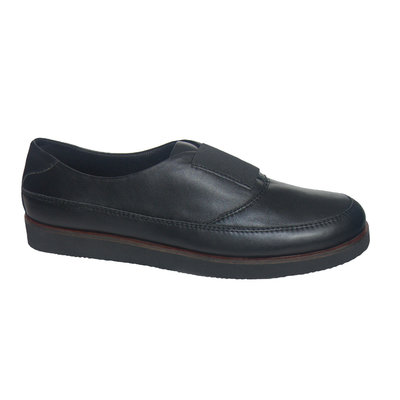 China Unisex Genuine Leather Wider Width Arthritis Shoes Comfort Shoes Work Footwear supplier