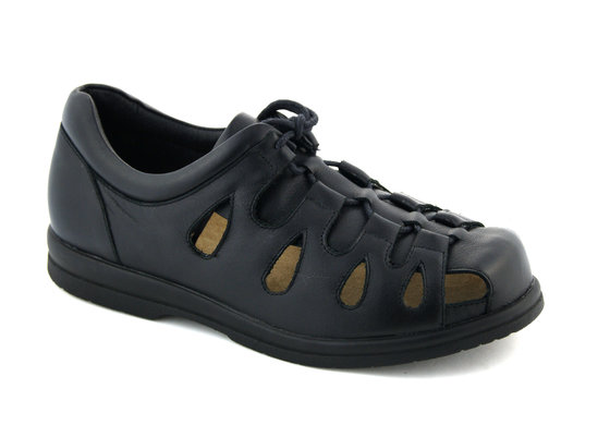 China Full Grain Leather Unisex Wider Width Arthritis Shoes Comfort Shoes Work Sandals Diabetic Sandals supplier