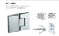 180 degree 304 bathroom shower door stainless steel glass clamp & glass door hardware fittings WL-8003