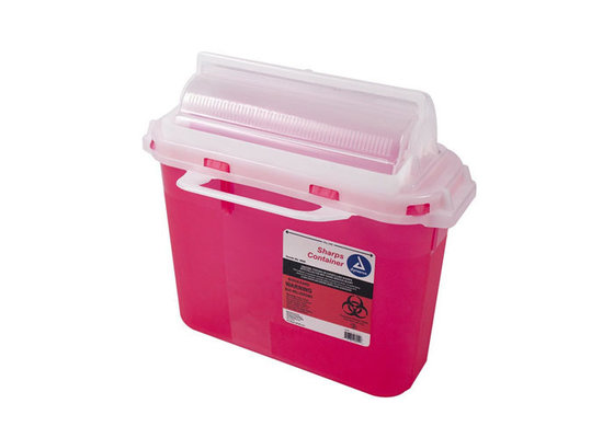 China 5.4 Quart Sharps Container, Sharps box, Rotor Lid, Wall mounted-WinneCare supplier