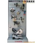 Pegboard Tools Display Stand, new design hardware display shelf, customized rack Steel Hardware Shelving Suppliers and M