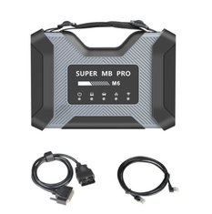 China SUPER MB PRO M6 Wireless Star Diagnosis Tool with Multiplexer + Lan Cable + Main Test Cable www.obdfamily.com supplier