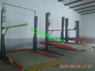 China Simple Car Parking Lift 2.5ton Two Post Hydraulic Car Lift Parking for Residential Garage supplier