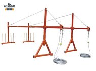 China Painted Steel ZLP800 8.5m/min high rise working Suspended Rope Platform manufacturer