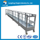 China steel zlp suspended platform，zlp630 ce galvanized parapet clamp gondola，cradle manufacturer