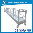 China Temporary window cleaning equipment , zlp630 glass fitting gondola , aluminum zlp800 suspended rope platform company