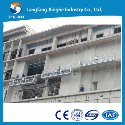 China Construction gondola working / elevated hanging scaffold / lifting cradle / suspended platform company