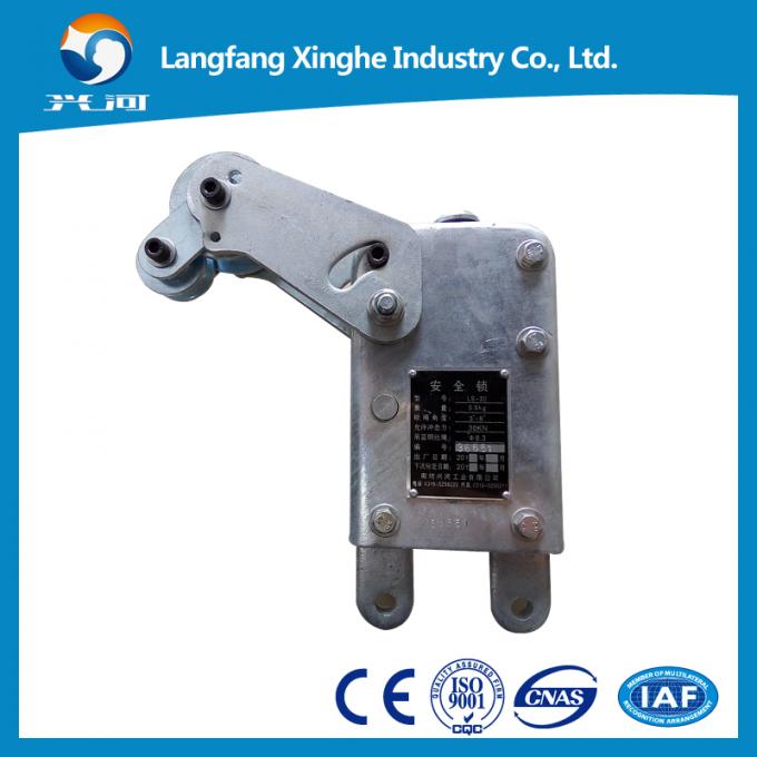 Xinghe Anti-tilting safety lock suspended working platform , elevator cradle , Chimney cleaning gondola for India