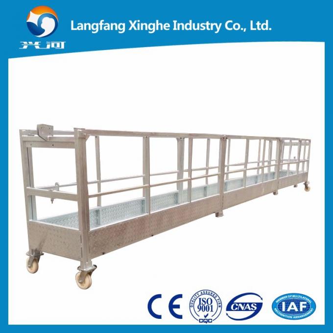zlp construction gondola / hot galvanized cradle / rope suspended platform with pin type