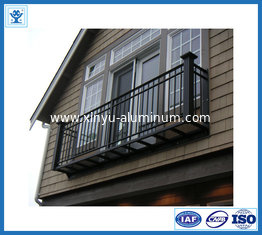 China Most competitive price anodized glossy aluminium profile for balcony railing supplier