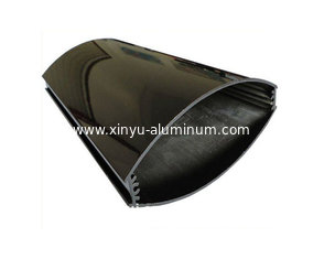 China Electrophoresis Louver Profile of Aluminum Sheet for Sunshades/Rapid Roll Door supplier