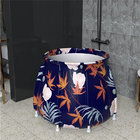 Portable Bathtub 80x65cm Foldable Free Standing Soaking Bath Tub Bucket Adults Insulation Eco-Friendly Bathroom Bathtub