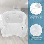 Bath cushion, bathtub-lined mattress with 7-slip suction cups 3D airframe Bathroom mattress for head neck