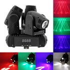 3 Heads 4 in 1 CREE LED X axis endless rotation moving head stage light,master / Slave / DMX / voice control modes