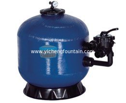 China Swimming Pool Side Mount Plastic Body + Fiberglass Outer Sand Filters supplier