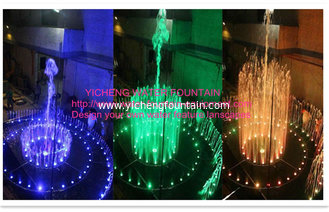 China Portable Garden Decoration Dancing Water Fountain Stainless Steel Piping supplier