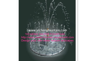 China Diameter 68cm Smoky Shape Water Fountain Equipment Stainless Steel supplier