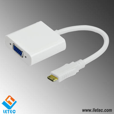 LM015 Mini HDMI - VGA M/F Adapter cable