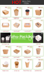 China take out noodle box,biodegradable food paper box with design logo supplier