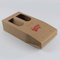 wholesale wine glass recycled kraft/cardboard packaging boxes brown paper box gift with window supplier
