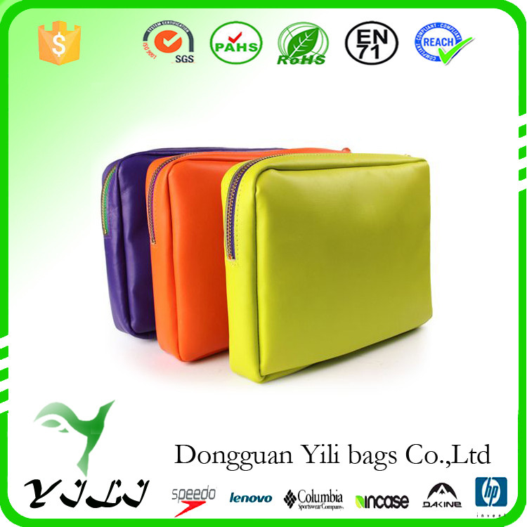 Candy Color Women's Cosmetic Bag Small Bags Nylon Water Proof Cosmetic Bag Clutch Small Cute Makeup bag
