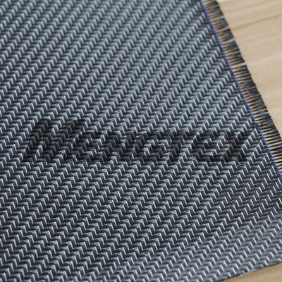 China Glitter 3K Carbon Fiber Silvery Carbon Fiber Cloth/Fabric Twill supplier