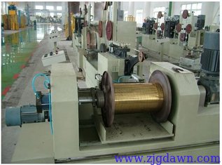 China Copper flat wire second continuous rolling tensile coiling machine supplier