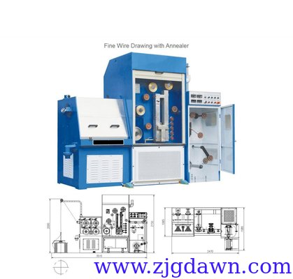 24D Fine Wire Drawing Machine with Annealer supplier